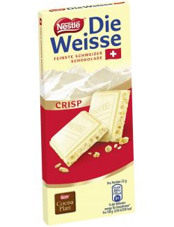 Nestlé die Weisse Crisp Feinste Schweizer Schokolade