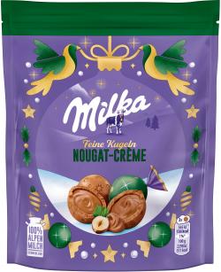 Milka Feine Kugeln Nougat Crème