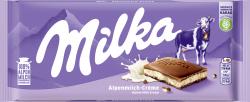 Milka Tafel Alpenmilch-Crème