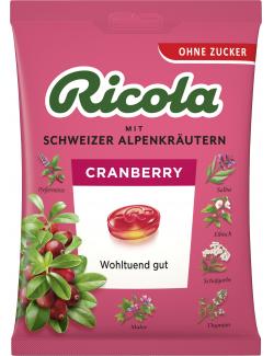 Ricola Cranberry ohne Zucker