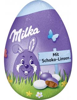 Milka lustiges Oster-Ei mit köstlichen Schoko-Linsen