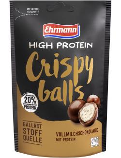 Ehrmann High Protein Crispy Balls Vollmilchschokolade
