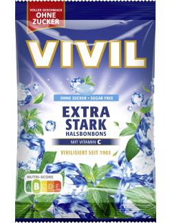 Vivil Halsbonbons Extra Stark ohne Zucker