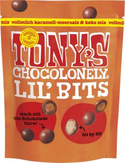 Tony's Lil' Bits Vollmilch Karamell-Meersalz & Keks Mix