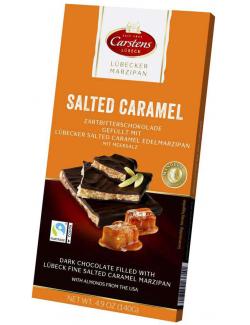 Carstens Zartbitterschokolade Salted Caramel mit Edelmarzipan