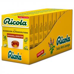 Ricola Original Kräuter ohne Zucker Box