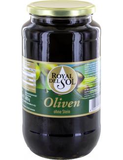 Royal del Sol geschwärzte Oliven ohne Stein