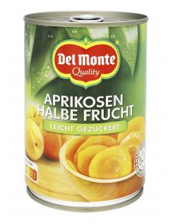 Del Monte Aprikosen halbe Frucht leicht gezuckert