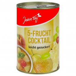 Jeden Tag 5-Fruchtcocktail leicht gezuckert