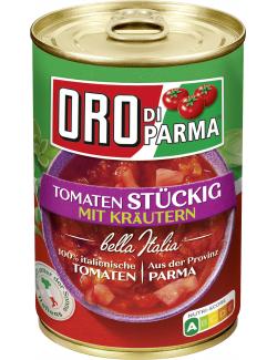 Oro di Parma Tomaten stückig mit Kräutern