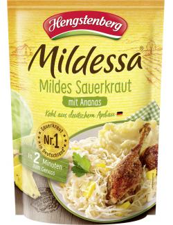 Hengstenberg mildes Mildessa Sauerkraut mit Ananas