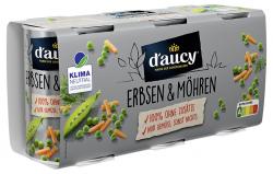 D'aucy Erbsen mit Möhrchen