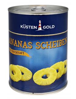 Küstengold Ananas Scheiben in Fruchtsaft