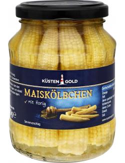 Küstengold Maiskölbchen mit Honig