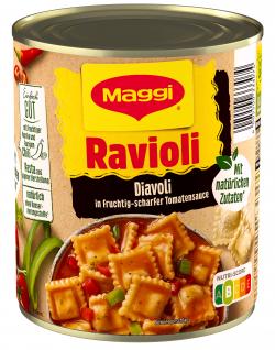 Maggi Ravioli Diavoli in scharfer Tomatensauce