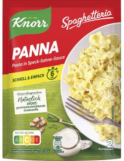 Knorr Spaghetteria Panna Pasta in Speck-Sahne-Sauce