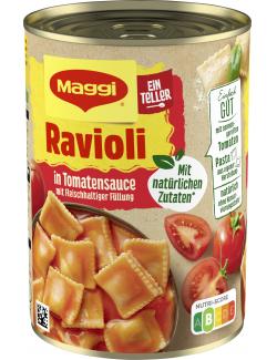 Maggi Ein Teller Ravioli Tomatensauce
