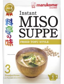 Marukome Miso Suppe gebratener Tofu