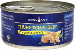 Küstengold Thunfisch-Stücke in Sonnenblumenöl