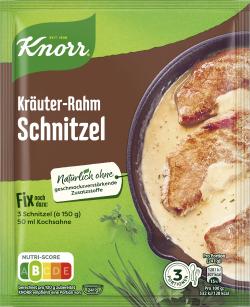 Knorr Fix Kräuter-Rahm Schnitzel