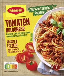 Maggi Fix für Tomaten Bolognese