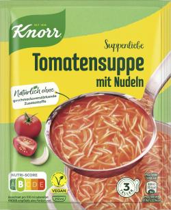 Knorr Suppenliebe Tomatensuppe mit Nudeln