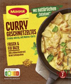 Maggi Fix für Curry Geschnetzeltes