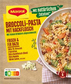 Maggi Fix Broccoli-Pasta mit Hackfleisch