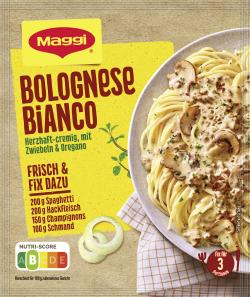 Maggi Fix für Bolognese Bianco