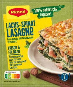 Maggi Fix für Lachs-Spinat Lasagne