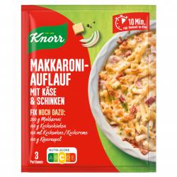 Knorr Fix Makkaroni Auflauf mit Käse & Schinken