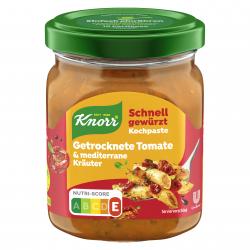 Knorr Schnell gewürzt Kochpaste Getrocknete Tomaten & Kräuter