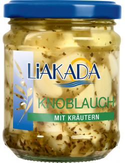 Liakada Knoblauch in Öl mit Kräutern