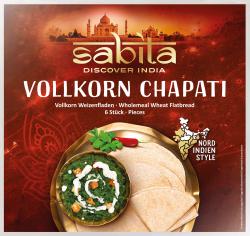 Sabita Chapati Vollkornfladen