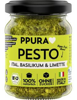 Ppura Bio Pesto Italienisches Basilikum & Limette