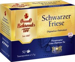 Onno Behrends Schwarzer Friese Tassenbeutel