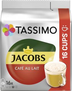 Tassimo Kapseln Jacobs Café au Lait, 16 Kaffeekapseln