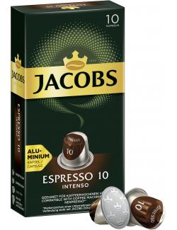 Jacobs Kaffeekapseln Espresso 10 Intenso, 10 Kapseln