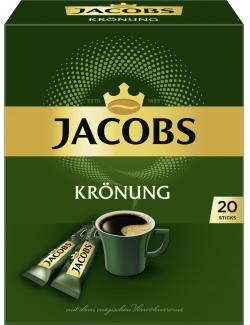 Jacobs löslicher Kaffee Krönung, 20 Instant Kaffee Sticks