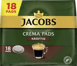Jacobs Kaffeepads Crema Kräftig, 18 Senseo kompatible Pads