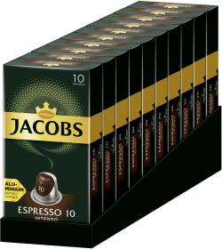 Jacobs Kaffeekapseln Espresso 10 Intenso, 10 Kapeln