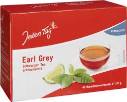 Jeden Tag Earl Grey Schwarzer Tee aromatisch