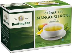 Bünting Tee Grüner Tee Mango-Zitrone