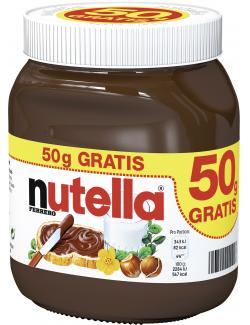 Nutella Nuss-Nougat-Creme +50 g gratis