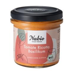 Nabio Aufstrich Tomate Ricotta Basilikum