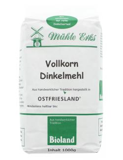 Mühle Erks Bioland Vollkorn Dinkelmehl