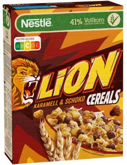 Nestlé Lion Frühstücks-Cerealien mit 41% Vollkorn-Anteil