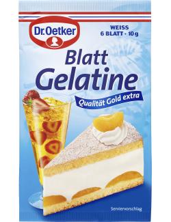 Dr. Oetker Blattgelatine weiß
