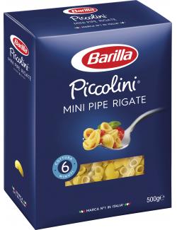 Barilla Pasta Nudeln Piccolini Mini Pipe Rigate