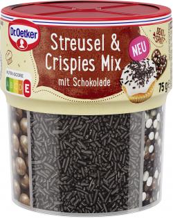 Dr. Oetker Streusel & Crispies Mix mit Schokolade